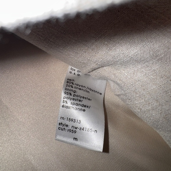 Naked Wardrobe linen blend “trench coat” - Picture 5 of 7